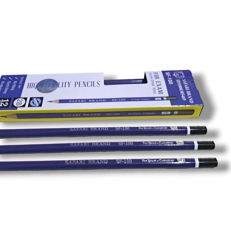 

(SF100) Pensil Kayu 2B bisa untuk ujian komputer negara menggambar stetch drawing pencil