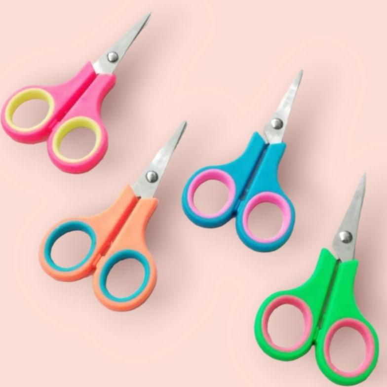 

(satuan) Gunting kecil Warna Warni Gunting kertas Stainless Steel Safari Brand SF-SSS
