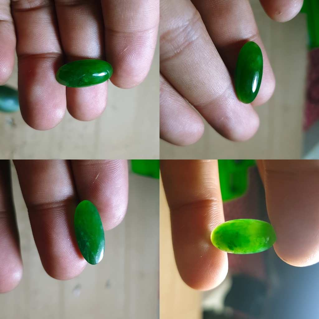 BATU GIOK SUPER KERISTAL HIJAU NATURAL ORIGINAL ACEH JENIS TOTOL GERIMIS HALUS HQ NO183