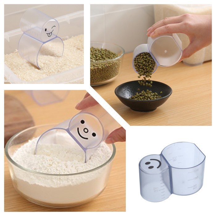 

As Takar Kacang Dll Dua Sisi Double Measuring Cup