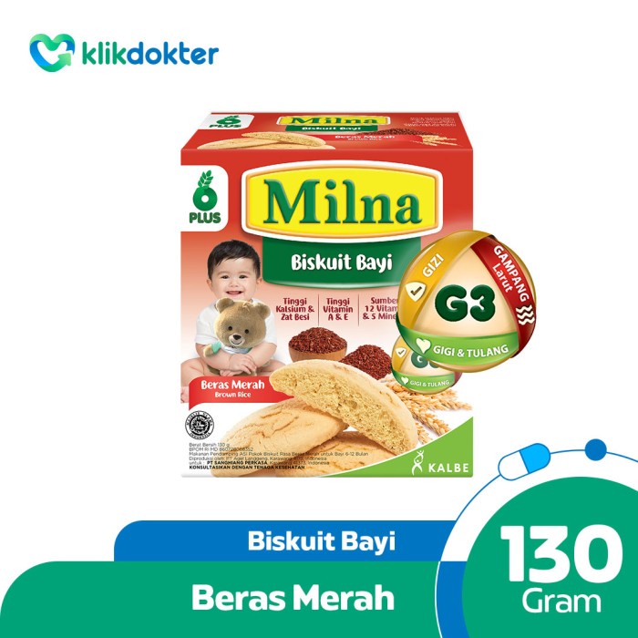 

Milna Biskuit Bayi Merah 130Gr