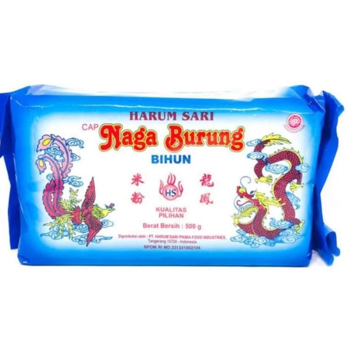 

Bihun Cap Naga Burung 500 Gr / Vermicelli