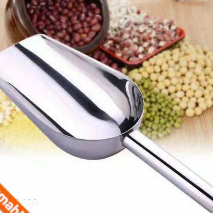 

Scoop Es Batu / Scoop / Scoop Tepung Stainless Steel Bahan Tebal