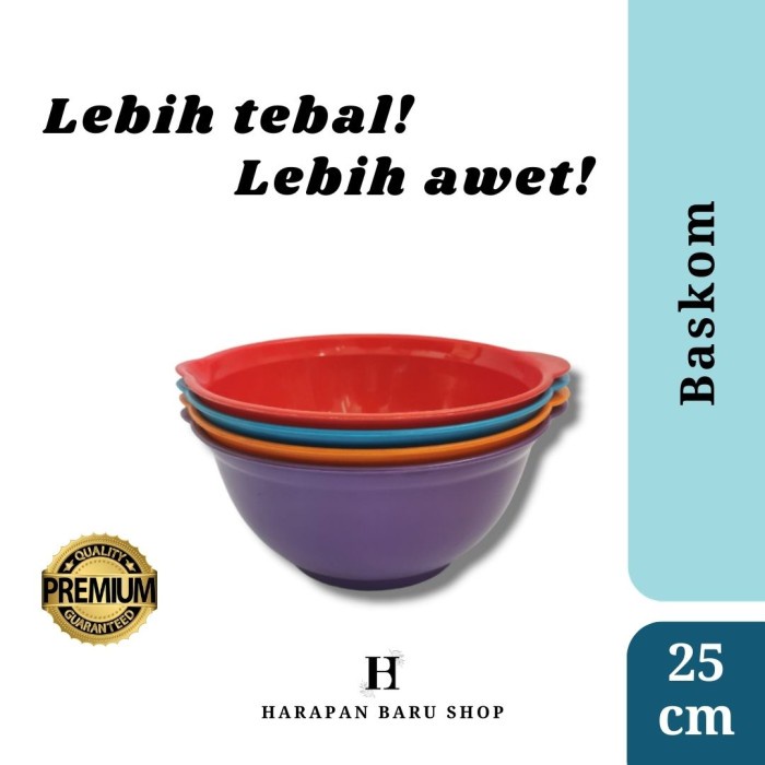 

Hbs Baskom Premium 25Cm - Wadah Buah - Wadah Sayur - Tempat Cuci