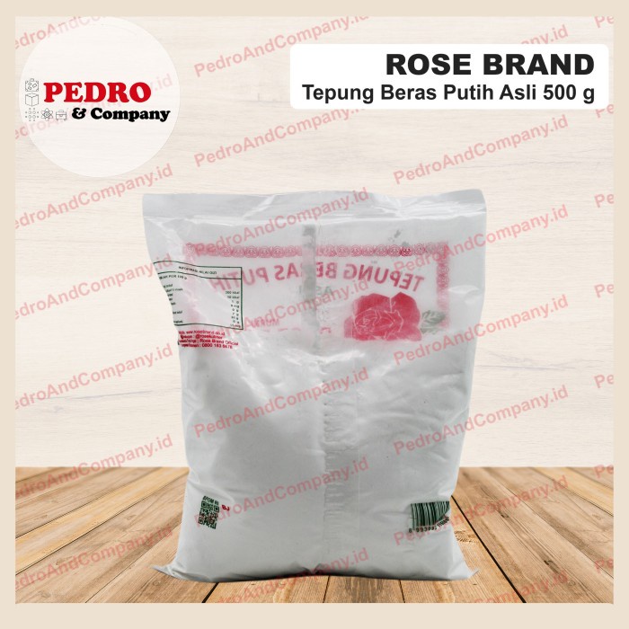 

Rose Brand Tepung / Rice Flour 500 Gram - Asli