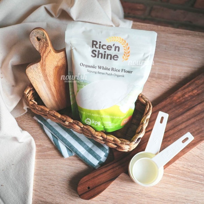 

Rice N Shine Organic White Rice Flour Tepung Putih Organik