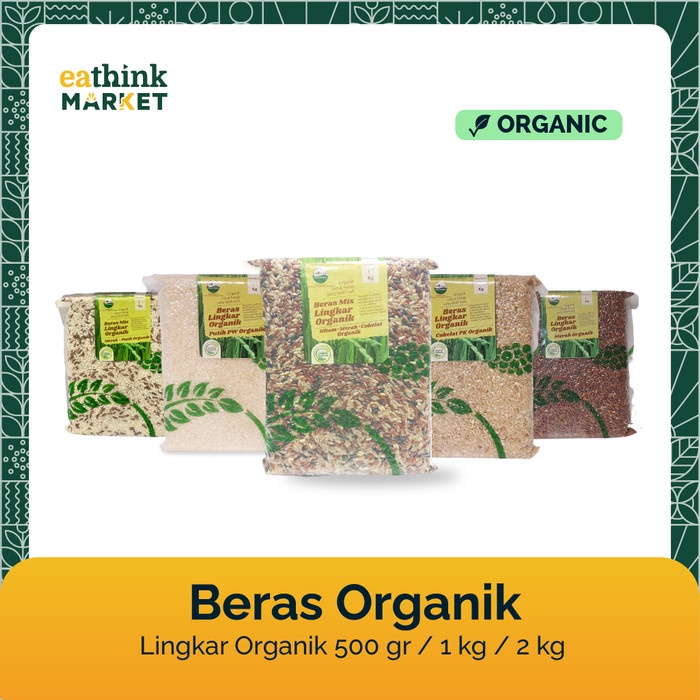

Lingkar Organik Mix Whole Grain Hitam-Merah- 1 Kg