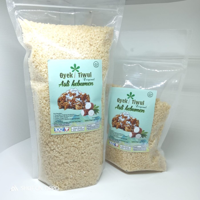 

Singkong Oyek Tiwul 1Kg