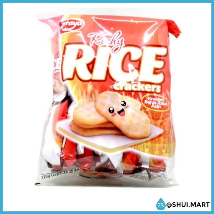 

N Krakers / Krekers Rasa Asin - Richy Rice Crackers