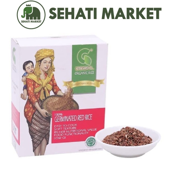 

Organic Germinated Red Rice Merah Organik 300 Gr Mpasi