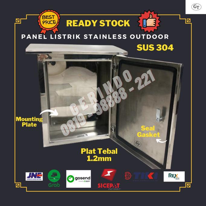 Box Panel Stainless Outdoor Uk. 30X20X15Cm
