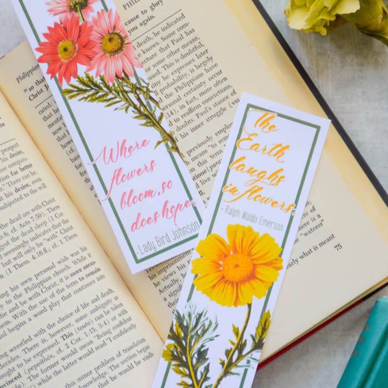 

Bookmark | Pembatas Buku / Novel / Jurnal / Diary Motif Bunga Daisy / Daisy Bookmark