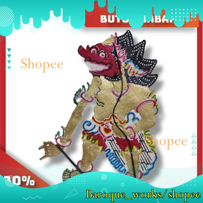 WAYANG KULIT ASLI KARAKTER BUTO AMRAL BRABAH THE BEST SELLER 