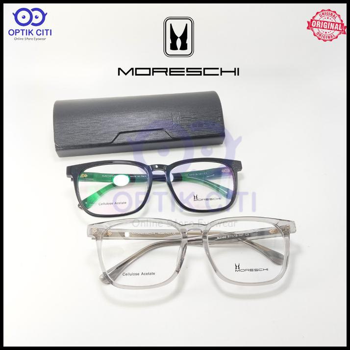 Frame Kacamata Pria Kotak Besar Moreschi M2102 Original