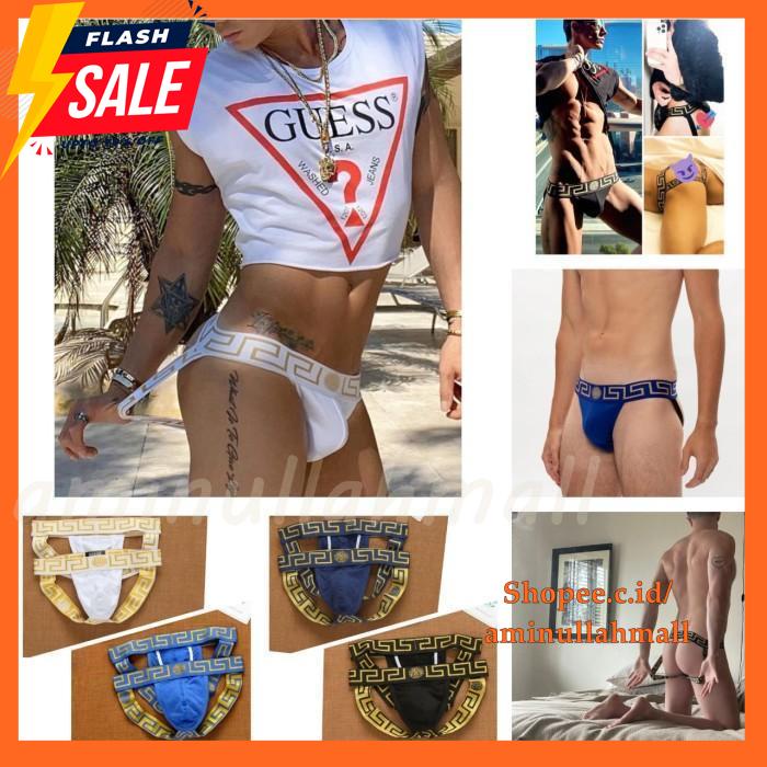 CELANA DALAM PRIA  JSGV-001 VERSACE JOCKSTRAP BRIEF GSTRING TANGA THONG TERMURAH