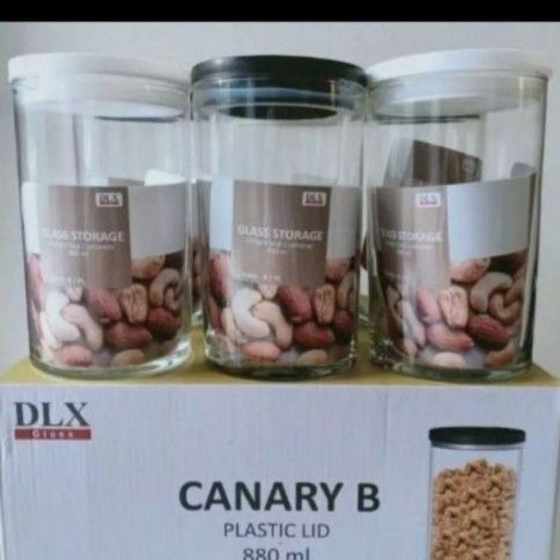 D6E (GARANSI) PROMO LEBARAN TOPLES LEBARAN TOPLES KACA CANARY A B C TOPLES SET ISI 6 PCS QOA