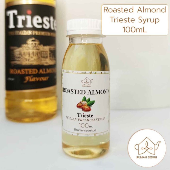 

100mL Roasted Almond Syrup merk Trieste kecilSirup Almond kecil kecil