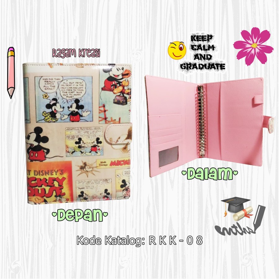 

Binder Kulit 26 Ring B5 - 20 Ring A5 - Rkk