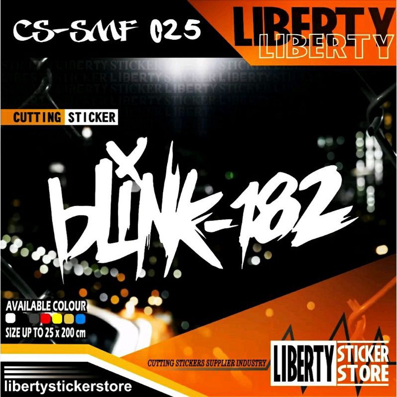 Cutting Sticker Blink 182 | Cutting Stiker Blink 182
