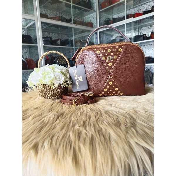 Tas papillon k3478 warna hitam, merah, asem dan cokoren