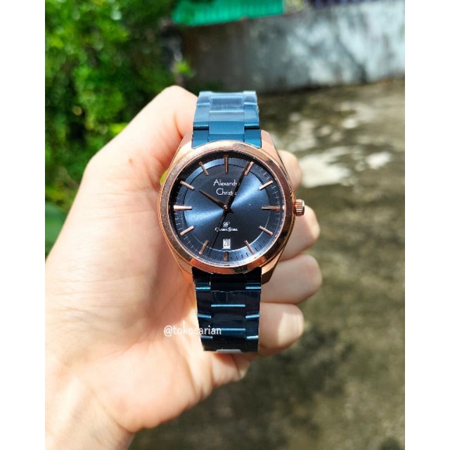 Alexandre Christie AC 8654 MD Original Bergaransi Rantai Untuk Pria Terbaru