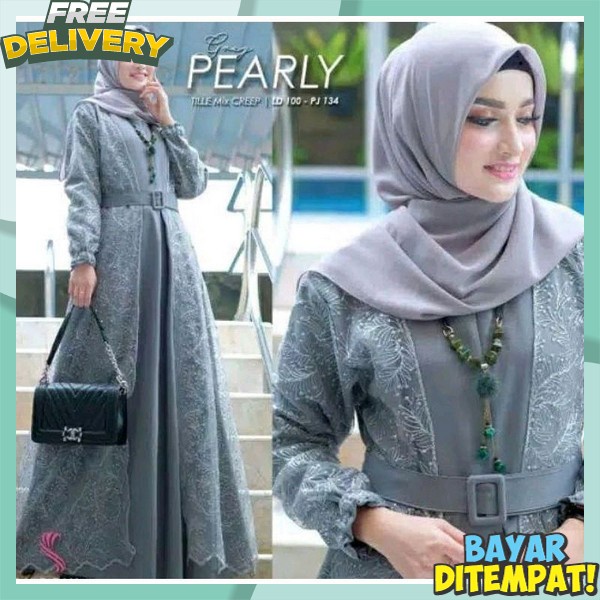 Dress Wanita Gamis Lebaran Gami Ibuk Busui Pesta Elegan Gsmis Muslim Buat Lebaran Modern Gmis Dewasa