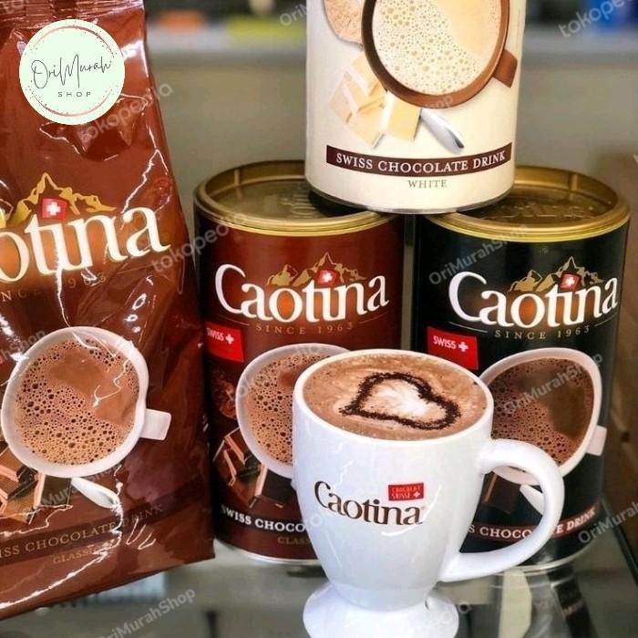 

CAOTINA SWISS CHOCOLATE DRINK BUBUK MINUMAN COKLAT CLASSIC DARK WHITE