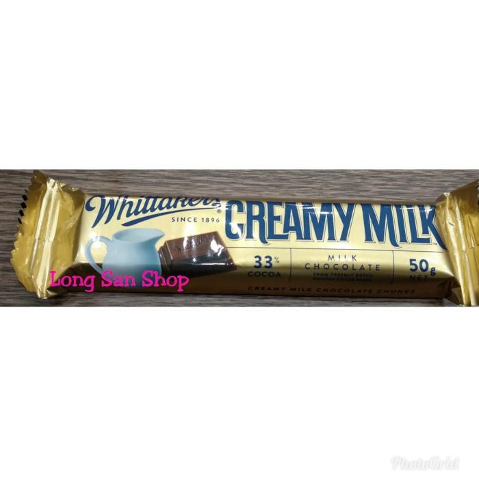 

PROMO !! WHITTAKER'S CREAMY MILK CHOCOLATE BAR COKLAT IMPOR 50GR