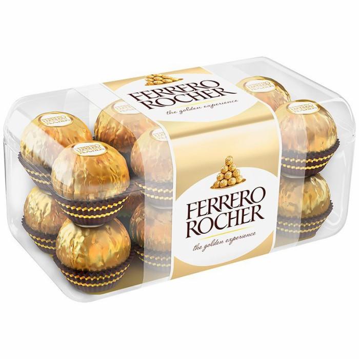 

FERRERO ROCHER ISI 16 COKLAT 200 GR IMPORT BOX