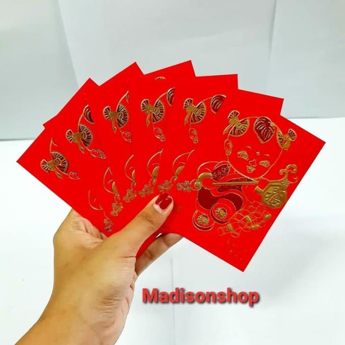 

SHOP !! Angpao Anak 6316 Ampao Imlek Merah Murah Amplop Uang Kado Sincia Sale TERLARIS