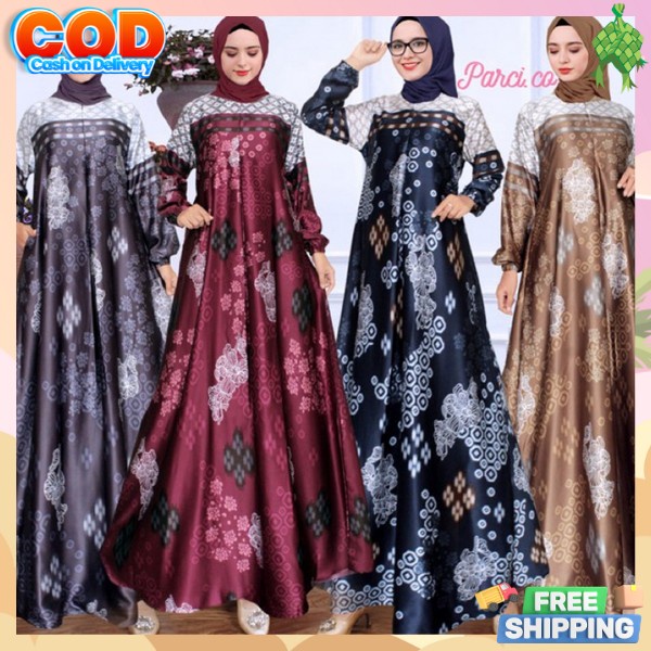 Dress Wanita Muslimah Syar I Games Cewek Hari Raya Gamis Polos Mewah Gsmis Pesta Gsmis Syarii Modern