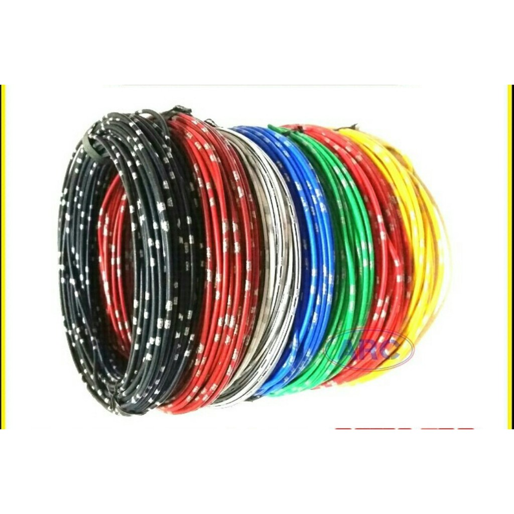 KABEL BODY MOTOR MOBIL AUDIO SERABUT 0,5MM × 10M KABEL BINTIK SERABUT 10 METER