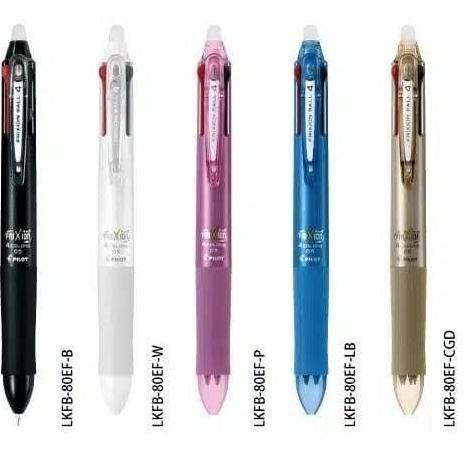 

Pulpen Frixion 4 in 1 / Pilot Frixion 4 warna Bisa Dihapus LKFB-80EF