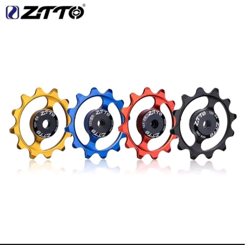 Original ZTTO Pulley RD Sepeda MTB Roadbike Ceramic Bearing 12T 1pcs
