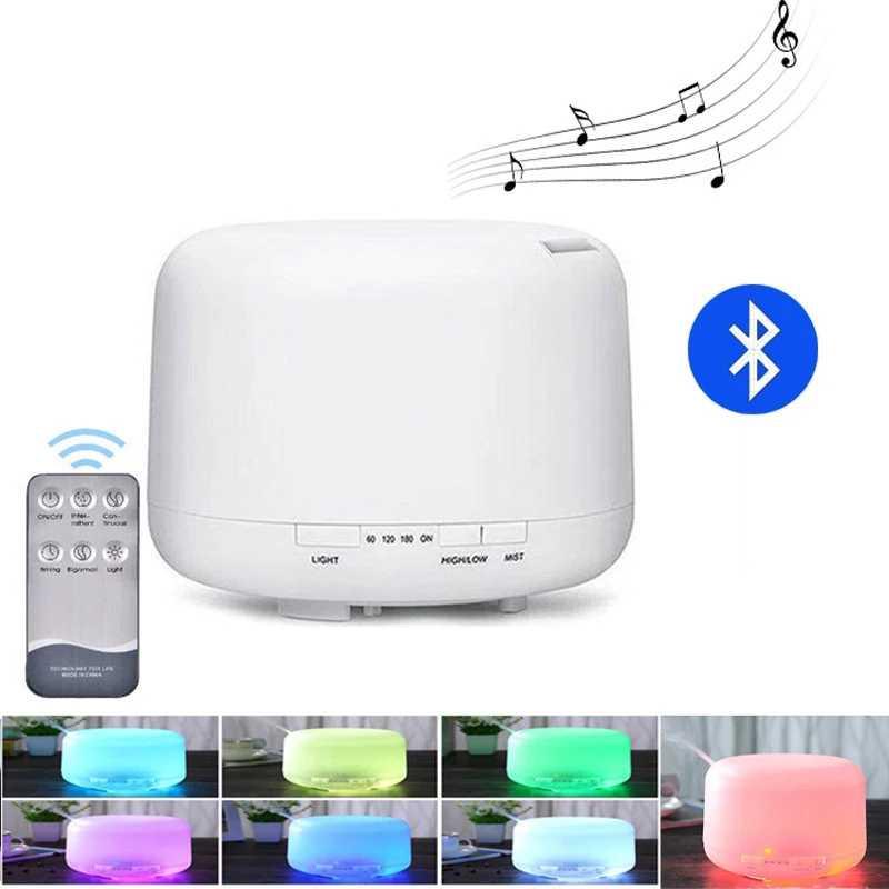 Humidifier Aroma Diffuser Speaker Bluetooth 7 Color LED 500ml
