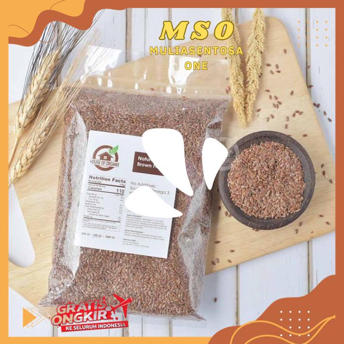 

HOUSE OF ORGANIX BROWN FLAXSEED 250 GR PODUK BAHAN BERKUALITAS !!