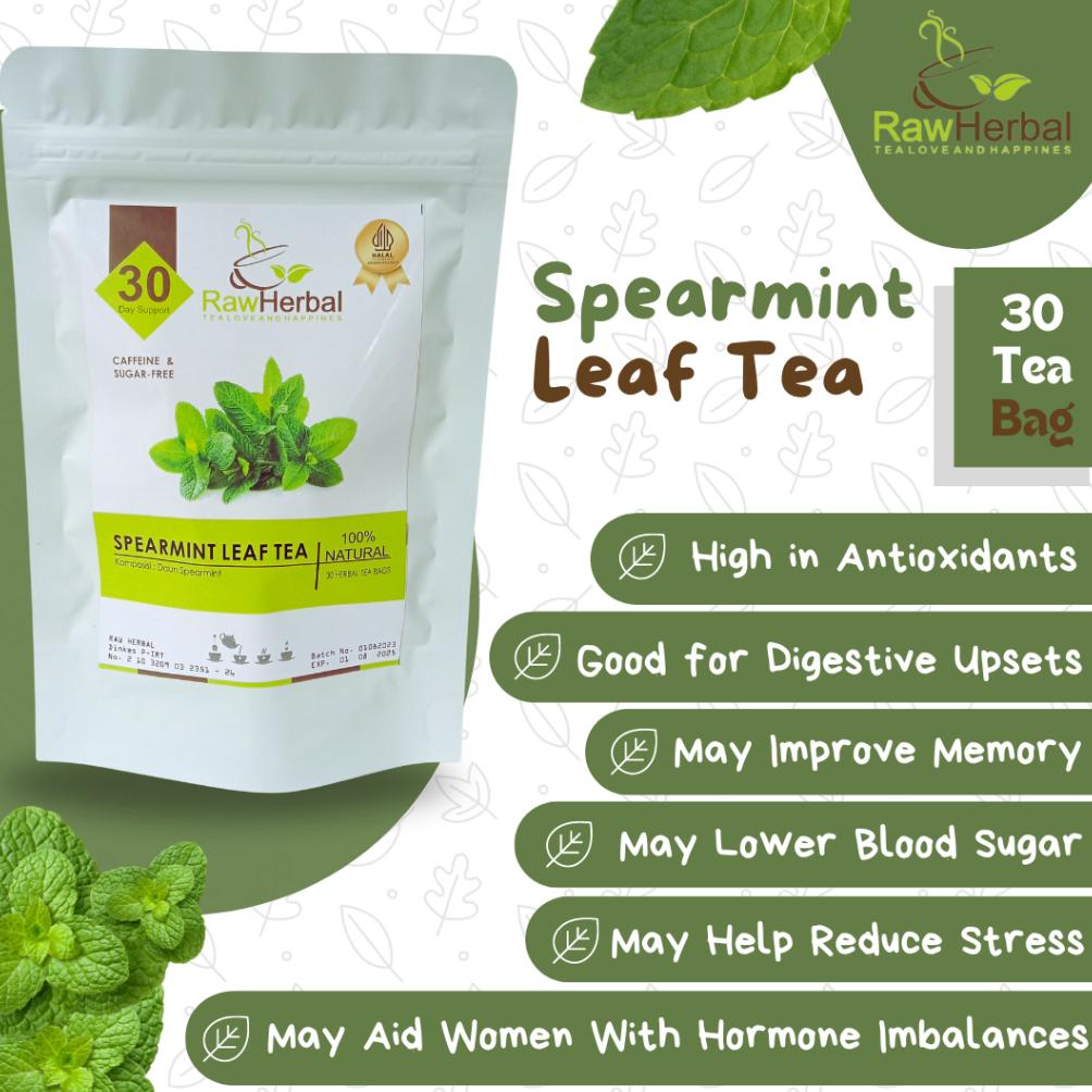 

Terbaik Spearmint Leaf Tea Teh Daun Spearmint Isi 30 Tea Bag ~