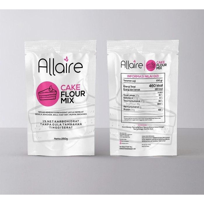 

ALLAIRE Cake Flour Mix 500 gram Tepung Kue Keto