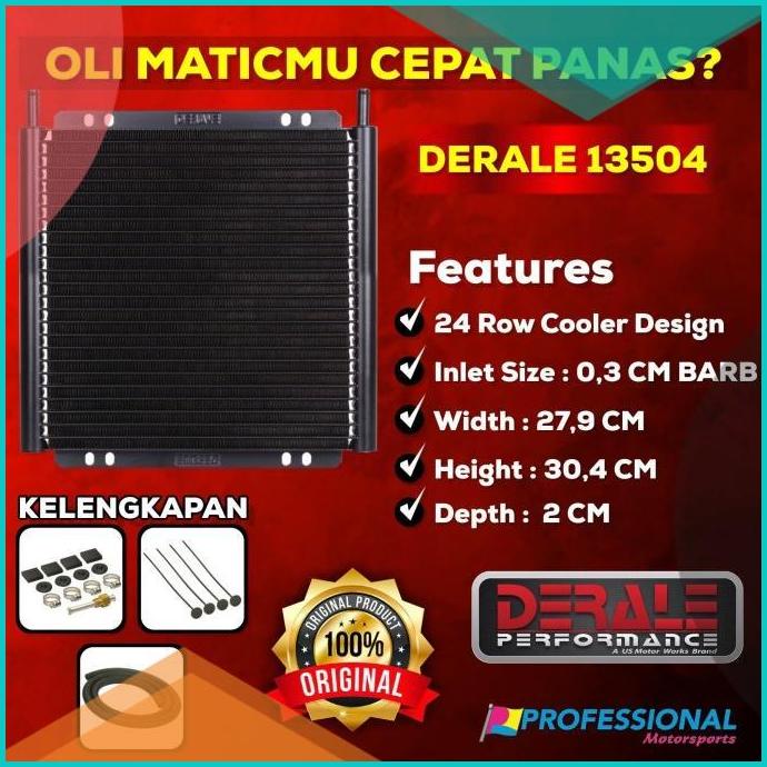 ATF Matic Cooler Derale 13504 Hayden Pajero Innova Reborn Fortuner VRZ