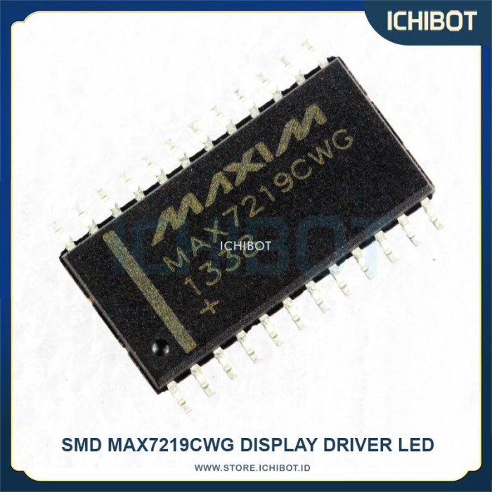 SMD MAX7219CWG Display Driver LED MAX7219 SOP-24 MAX 7219
