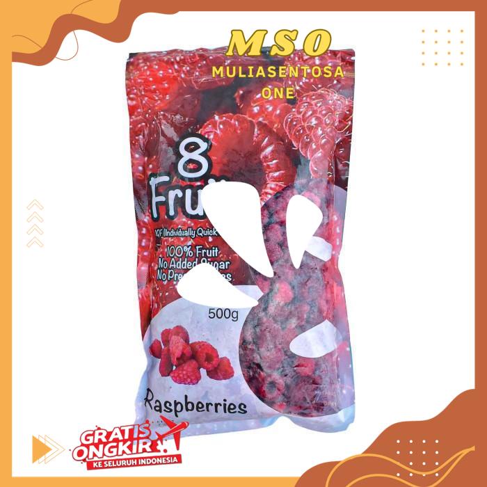

FROZEN IQF RASPBERRY / RASPBERRY BEKU 500 GR PRODUK KUALITAS BERKELAS !!