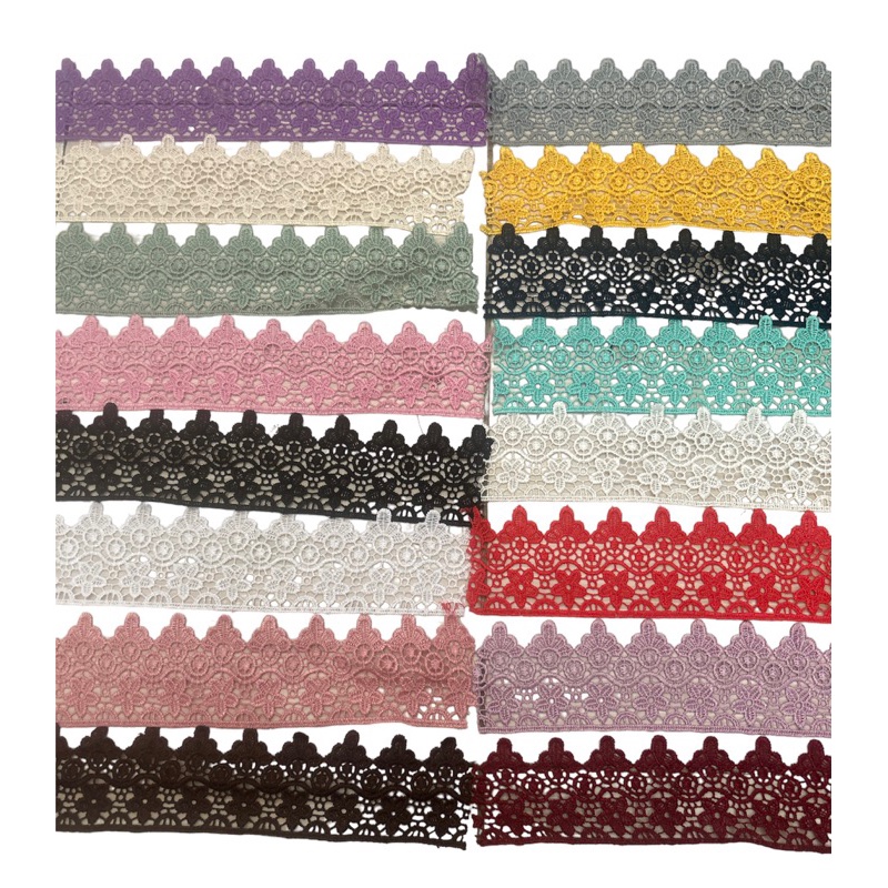 Renda Gyper lebar 6cm/renda per 50cm/ renda giper 733