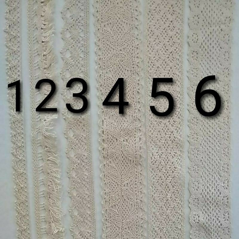 Renda Rajut Rayon Cream