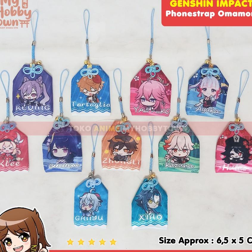 Gantungan Hp Anime Genshin Impact Omam Phone Strap