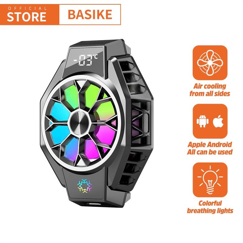 new Radiator Basike Fancooler Pendingin HP Coolingfan Gaming Phone Cooler Clip-on Magnetic Mobile Ph