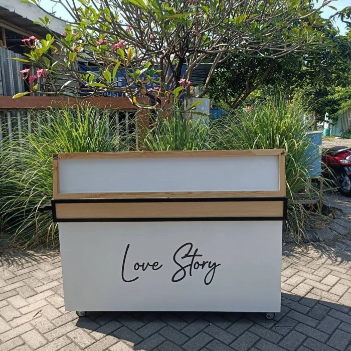 Terbaru Meja Bar Cafe/Meja Bar Custom/Meja Coffee / Meja Kafe / Meja Kasir Promo Terlaris