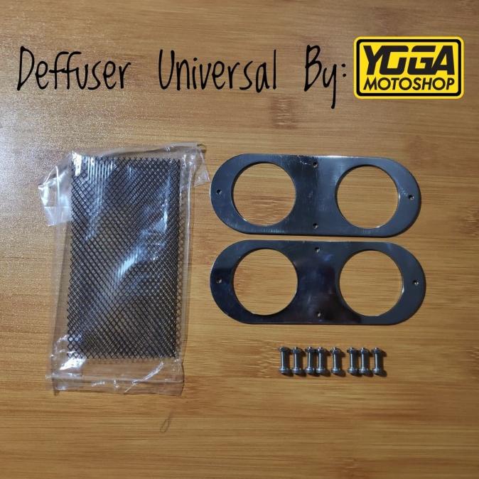 Deffuser Stainless 2Mm Include Baut & Ram / Diffuser Motor Universal Murah Berkualitas
