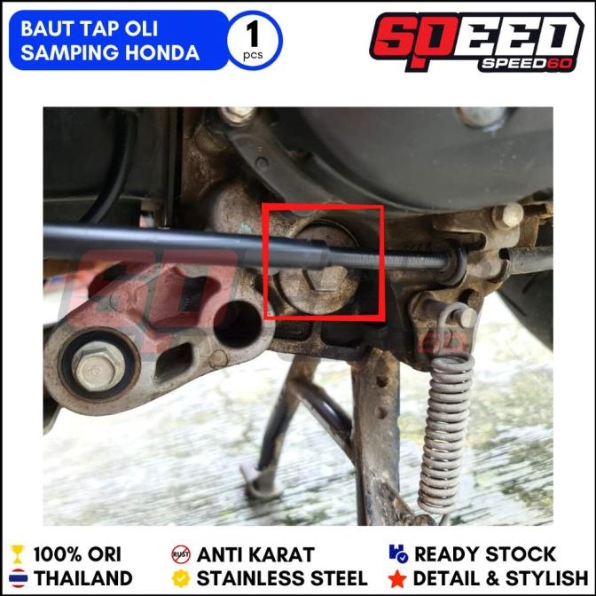 Baut Pembuangan Oli Samping Tap Oli Bawah Scoopy Beat Vario 125 150