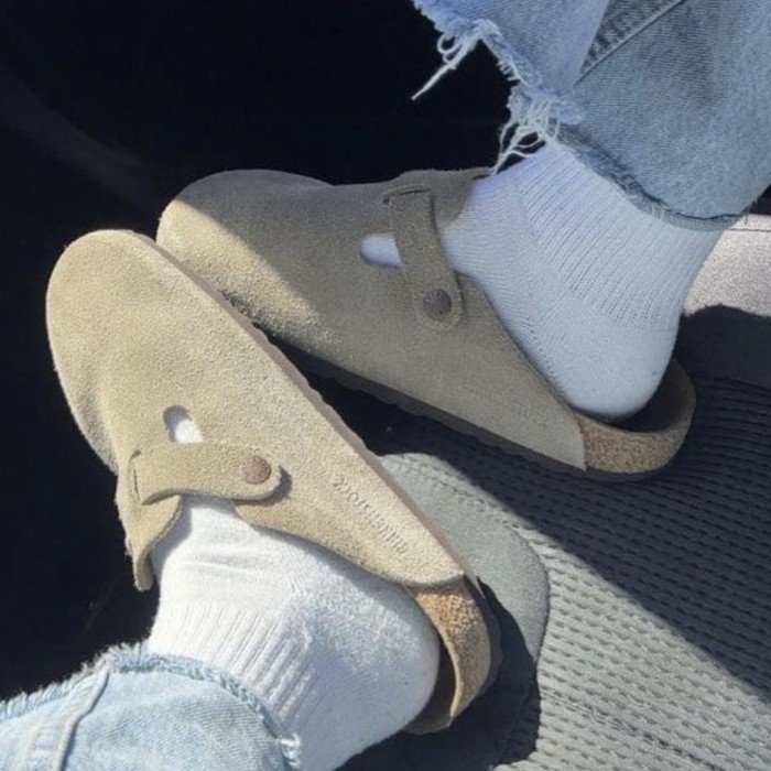 Birkenstock Boston Soft Footbed Clogs Taupe / Birkenstock Boston