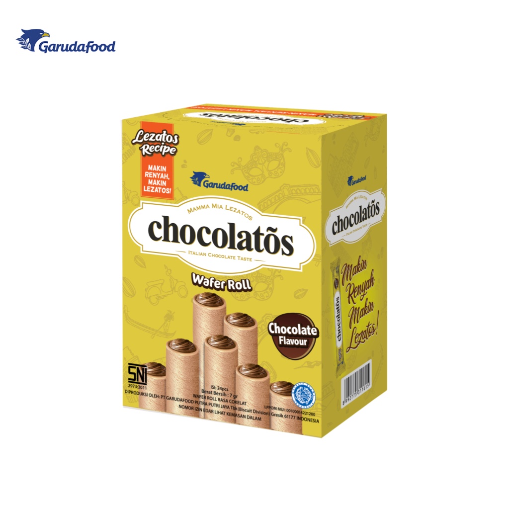 

Chocolatos Wafer Stick 8gr x 24